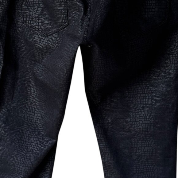 Bevy FLOG Shely Black Snake Print Pant Women's 27 Pull On Elastic Slim Comfort - Picture 9 of 16